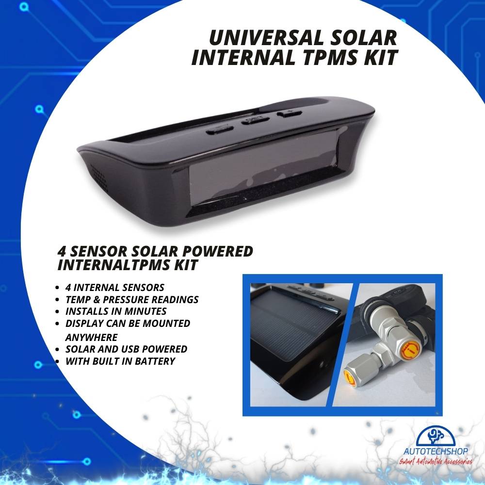 Universal 4 Internal Sensor Kit With SolarPowered Display