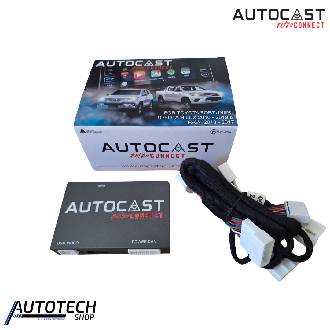 AutoCast Retro Connect Toyota Fortuner/Hilux 2016-2019