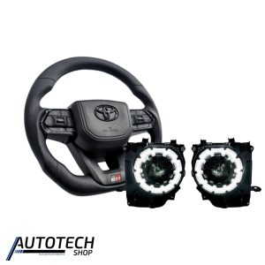 AutoTech Toyota GR 300 Sport Steering Wheel + AutoTech Land Cruiser 76 2024 Australian-Style Headlights