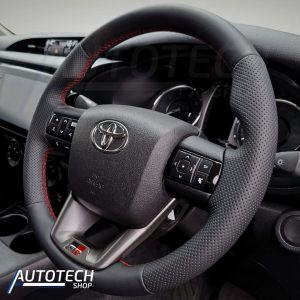 GD6 GR Steering Wheel with Red Stitch