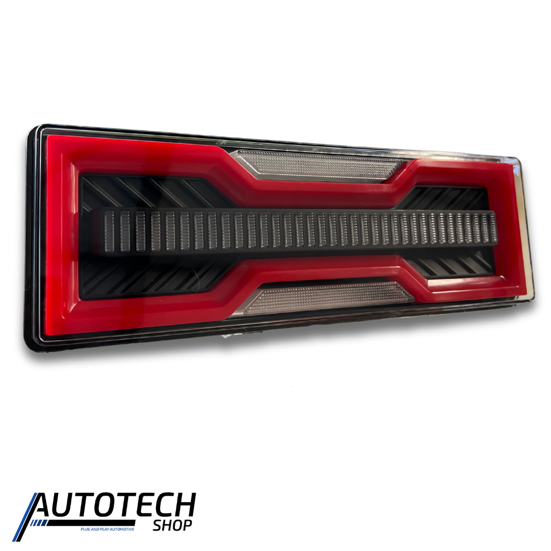 Clear LED Tail Lights – Toyota Land Cruiser 70 Series (Full Set, Plug & Play)