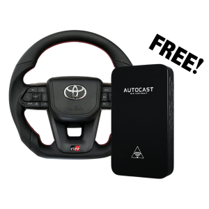 AutoTech GR300 Sport Steering Wheel + FREE AutoCast AirConnect