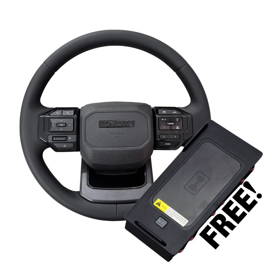 Prado 250 Steering Wheel + FREE Wireless Charger
