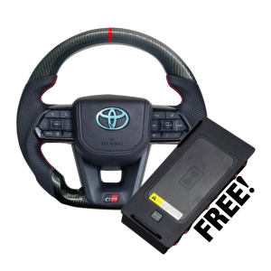 GR300 SPORT Carbon Steering Wheel Combo – FREE Wireless Charger!