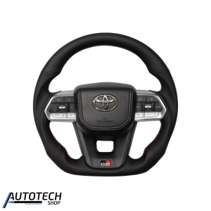 Autotech GR300 Sport Red Stitch Silver Buttons