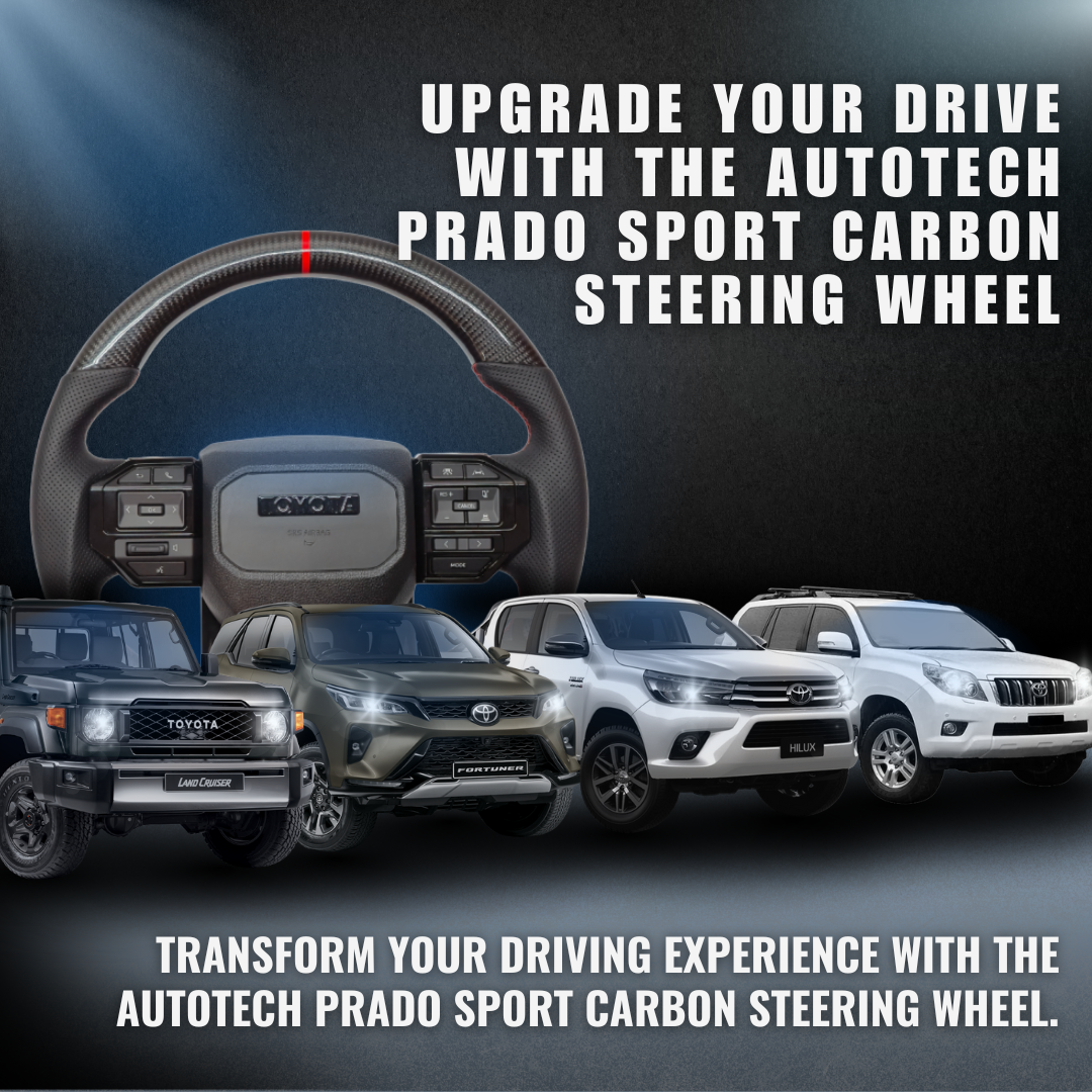 Upgrade Your Drive with the AutoTech Prado Sport Carbon Steering Wheel