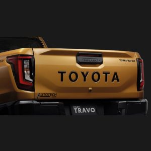 Toyota Hilux Travo 2026 Tailgate Sticker Black | OEM-Style Rear Upgrade
