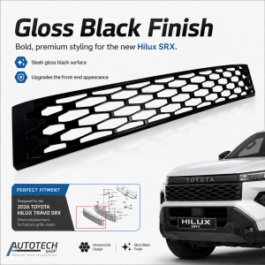Toyota Hilux Travo 2026 SRX Gloss Black Front Grille Upgrade